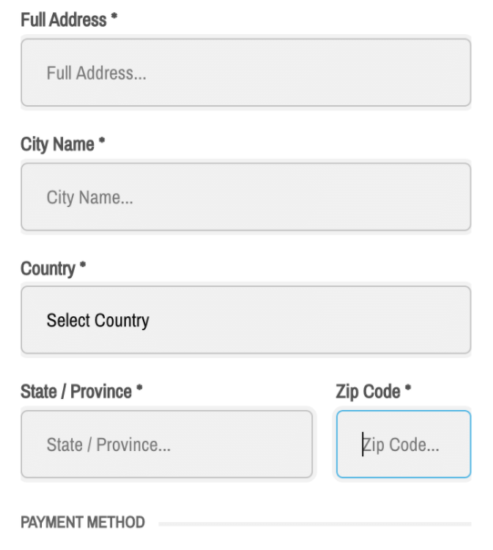 Country Selected Redirect